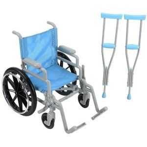 Toys "R" Us Wheelchair, Crutches + Foot Cast Set